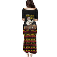 Funny Santa Claus Family Matching Puletasi and Hawaiian Shirt It's The Most Wonderful Time For A Beer - Wonder Print Shop