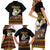Funny Santa Claus Family Matching Short Sleeve Bodycon Dress and Hawaiian Shirt It's The Most Wonderful Time For A Beer - Wonder Print Shop