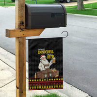 Funny Santa Claus Garden Flag It's The Most Wonderful Time For A Beer - Wonder Print Shop