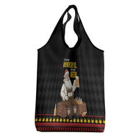 Funny Santa Claus Grocery Bag It's The Most Wonderful Time For A Beer - Wonder Print Shop