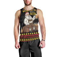 Funny Santa Claus Men Tank Top It's The Most Wonderful Time For A Beer - Wonder Print Shop
