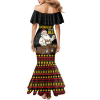 Funny Santa Claus Mermaid Dress It's The Most Wonderful Time For A Beer - Wonder Print Shop