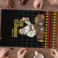 Funny Santa Claus Puzzle It's The Most Wonderful Time For A Beer - Wonder Print Shop