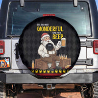 Funny Santa Claus Spare Tire Cover It's The Most Wonderful Time For A Beer - Wonder Print Shop