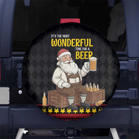 Funny Santa Claus Spare Tire Cover It's The Most Wonderful Time For A Beer - Wonder Print Shop