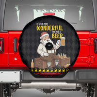Funny Santa Claus Spare Tire Cover It's The Most Wonderful Time For A Beer - Wonder Print Shop