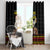 Funny Santa Claus Window Curtain It's The Most Wonderful Time For A Beer - Wonder Print Shop