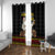 Funny Santa Claus Window Curtain It's The Most Wonderful Time For A Beer - Wonder Print Shop