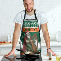 Ireland Christmas Personalized Apron Daidi na Nollag With Irish Harp - Wonder Print Shop