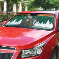 Ireland Christmas Personalized Auto Sun Shade Daidi na Nollag With Irish Harp - Wonder Print Shop