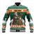 Ireland Christmas Personalized Baseball Jacket Daidi na Nollag With Irish Harp - Wonder Print Shop