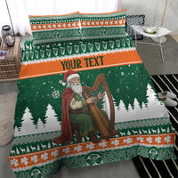 Ireland Christmas Personalized Bedding Set Daidi na Nollag With Irish Harp - Wonder Print Shop