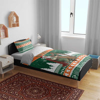 Ireland Christmas Personalized Bedding Set Daidi na Nollag With Irish Harp - Wonder Print Shop