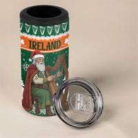 Ireland Christmas Personalized 4 in 1 Can Cooler Tumbler Daidi na Nollag With Irish Harp - Wonder Print Shop