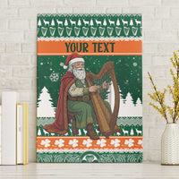 Ireland Christmas Personalized Canvas Wall Art Daidi na Nollag With Irish Harp - Wonder Print Shop