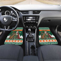 Ireland Christmas Personalized Car Mats Daidi na Nollag With Irish Harp - Wonder Print Shop