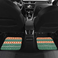 Ireland Christmas Personalized Car Mats Daidi na Nollag With Irish Harp - Wonder Print Shop