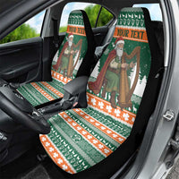 Ireland Christmas Personalized Car Seat Cover Daidi na Nollag With Irish Harp - Wonder Print Shop