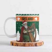 Ireland Christmas Personalized Ceramic Mug Daidi na Nollag With Irish Harp - Wonder Print Shop