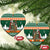 Ireland Christmas Personalized Ceramic Ornament Daidi na Nollag With Irish Harp - Wonder Print Shop