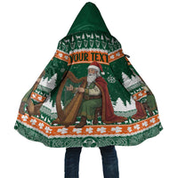 Ireland Christmas Personalized Cloak Daidi na Nollag With Irish Harp - Wonder Print Shop