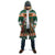 Ireland Christmas Personalized Cloak Daidi na Nollag With Irish Harp - Wonder Print Shop