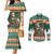 Ireland Christmas Personalized Couples Matching Mermaid Dress and Long Sleeve Button Shirt Daidi na Nollag With Irish Harp - Wonder Print Shop