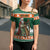 Ireland Christmas Personalized Cross Shoulder Shirt Daidi na Nollag With Irish Harp - Wonder Print Shop
