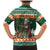 Ireland Christmas Personalized Family Matching Mermaid Dress and Hawaiian Shirt Daidi na Nollag With Irish Harp - Wonder Print Shop