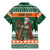Ireland Christmas Personalized Family Matching Mermaid Dress and Hawaiian Shirt Daidi na Nollag With Irish Harp - Wonder Print Shop