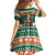 Ireland Christmas Personalized Family Matching Off Shoulder Maxi Dress and Hawaiian Shirt Daidi na Nollag With Irish Harp - Wonder Print Shop