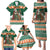 Ireland Christmas Personalized Family Matching Puletasi and Hawaiian Shirt Daidi na Nollag With Irish Harp - Wonder Print Shop