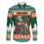 Ireland Christmas Personalized Family Matching Puletasi and Hawaiian Shirt Daidi na Nollag With Irish Harp - Wonder Print Shop