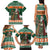 Ireland Christmas Personalized Family Matching Tank Maxi Dress and Hawaiian Shirt Daidi na Nollag With Irish Harp - Wonder Print Shop