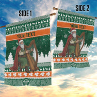 Ireland Christmas Personalized Garden Flag Daidi na Nollag With Irish Harp - Wonder Print Shop