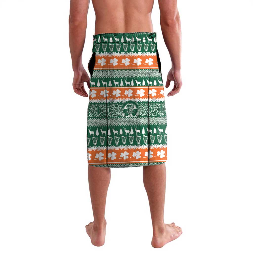 Ireland Christmas Personalized Lavalava Daidi na Nollag With Irish Harp - Wonder Print Shop
