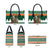 Ireland Christmas Personalized Leather Bag Daidi na Nollag With Irish Harp - Wonder Print Shop