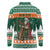 Ireland Christmas Personalized Long Sleeve Polo Shirt Daidi na Nollag With Irish Harp - Wonder Print Shop