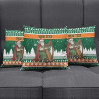 Ireland Christmas Personalized Pillow Cover Daidi na Nollag With Irish Harp - Wonder Print Shop