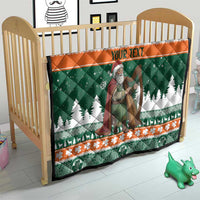 Ireland Christmas Personalized Quilt Daidi na Nollag With Irish Harp - Wonder Print Shop