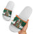 Ireland Christmas Personalized Slide Sandals Daidi na Nollag With Irish Harp - Wonder Print Shop