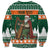 Ireland Christmas Personalized Sweatshirt Daidi na Nollag With Irish Harp - Wonder Print Shop