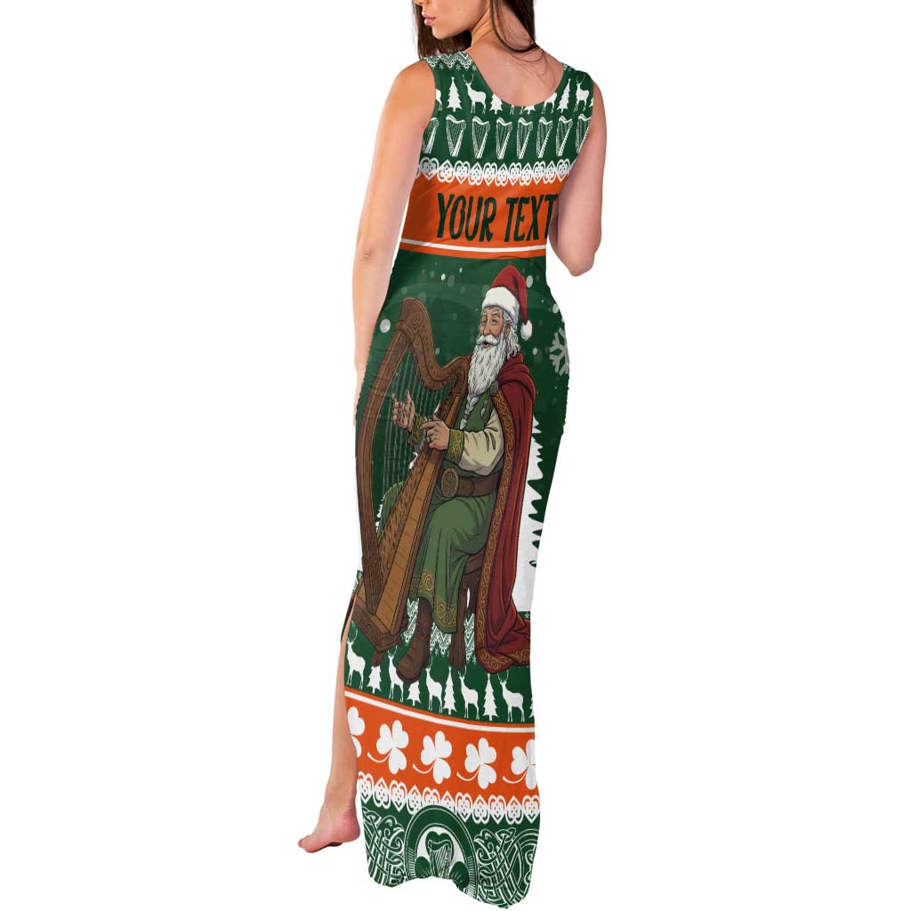 Ireland Christmas Personalized Tank Maxi Dress Daidi na Nollag With Irish Harp - Wonder Print Shop