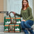 Ireland Christmas Personalized Travel Bag Daidi na Nollag With Irish Harp - Wonder Print Shop