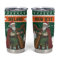 Ireland Christmas Personalized Tumbler Cup Daidi na Nollag With Irish Harp - Wonder Print Shop