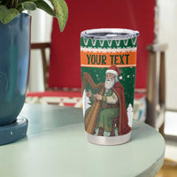 Ireland Christmas Personalized Tumbler Cup Daidi na Nollag With Irish Harp - Wonder Print Shop