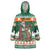 Ireland Christmas Personalized Wearable Blanket Hoodie Daidi na Nollag With Irish Harp - Wonder Print Shop