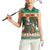 Ireland Christmas Personalized Women Sleeveless Polo Shirt Daidi na Nollag With Irish Harp - Wonder Print Shop