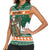 Ireland Christmas Personalized Women Sleeveless Polo Shirt Daidi na Nollag With Irish Harp - Wonder Print Shop
