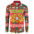 Personalized Portugal Christmas Button Sweatshirt Coat Of Arms - Feliz Natal - Wonder Print Shop